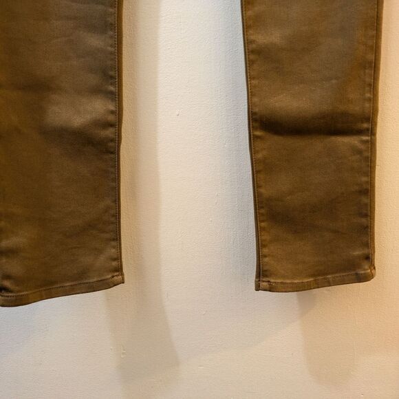 NYDJ Rust Brown Denim Leggings, Women's 8 - Picture 4 of 11